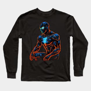 Pop Culture Hero | Demon | Pop Art | Sci Fi | Comic | Super Hero Long Sleeve T-Shirt